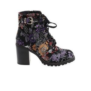 Diba Multi Color Floral Boots